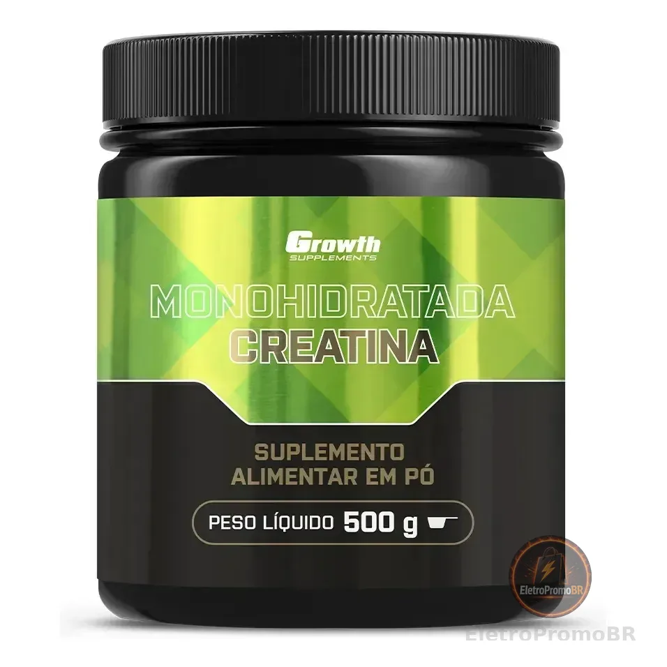 Creatina Monohidratada 500g Growth Supplements - Sem Sabor