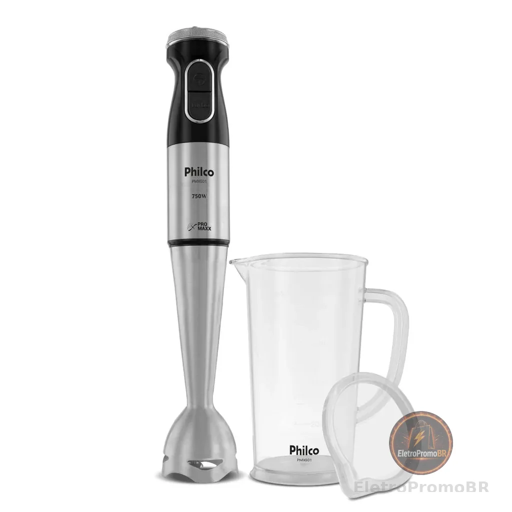Mixer Philco Inox com Copo 1050ml 750W PMXE01
