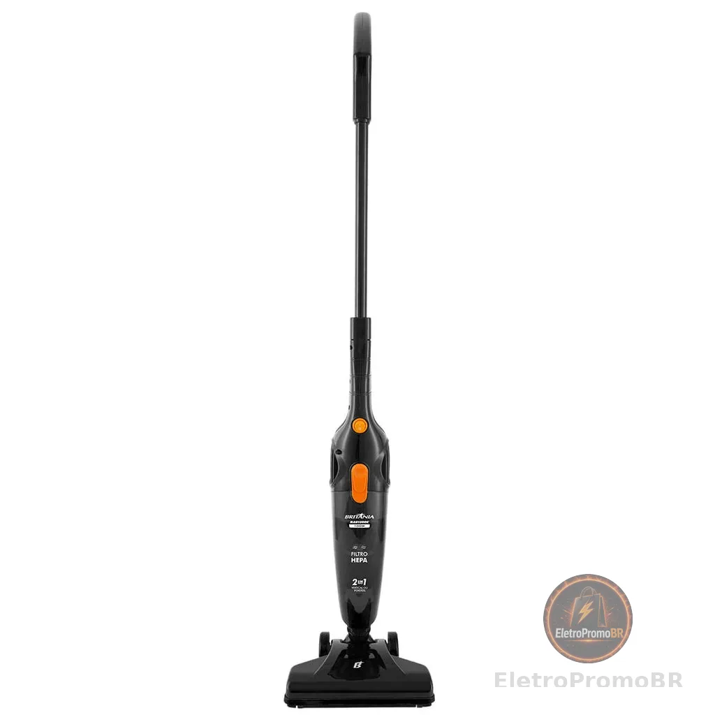 Aspirador de Pó Vertical Britânia 2 em 1 1200W BAS1200C 127V