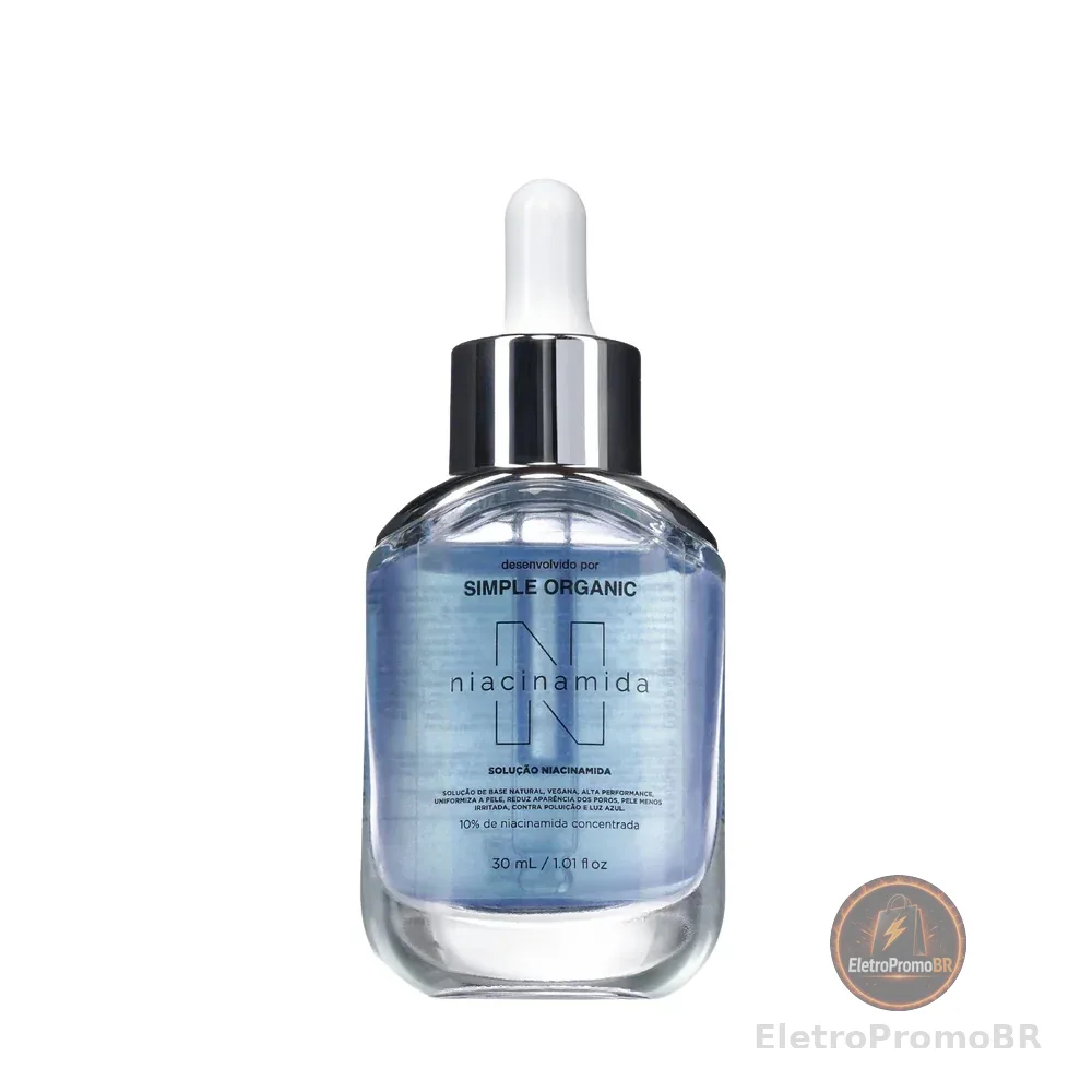 Sérum Niacinamida Solução Facial - 30ml - Simple Organic