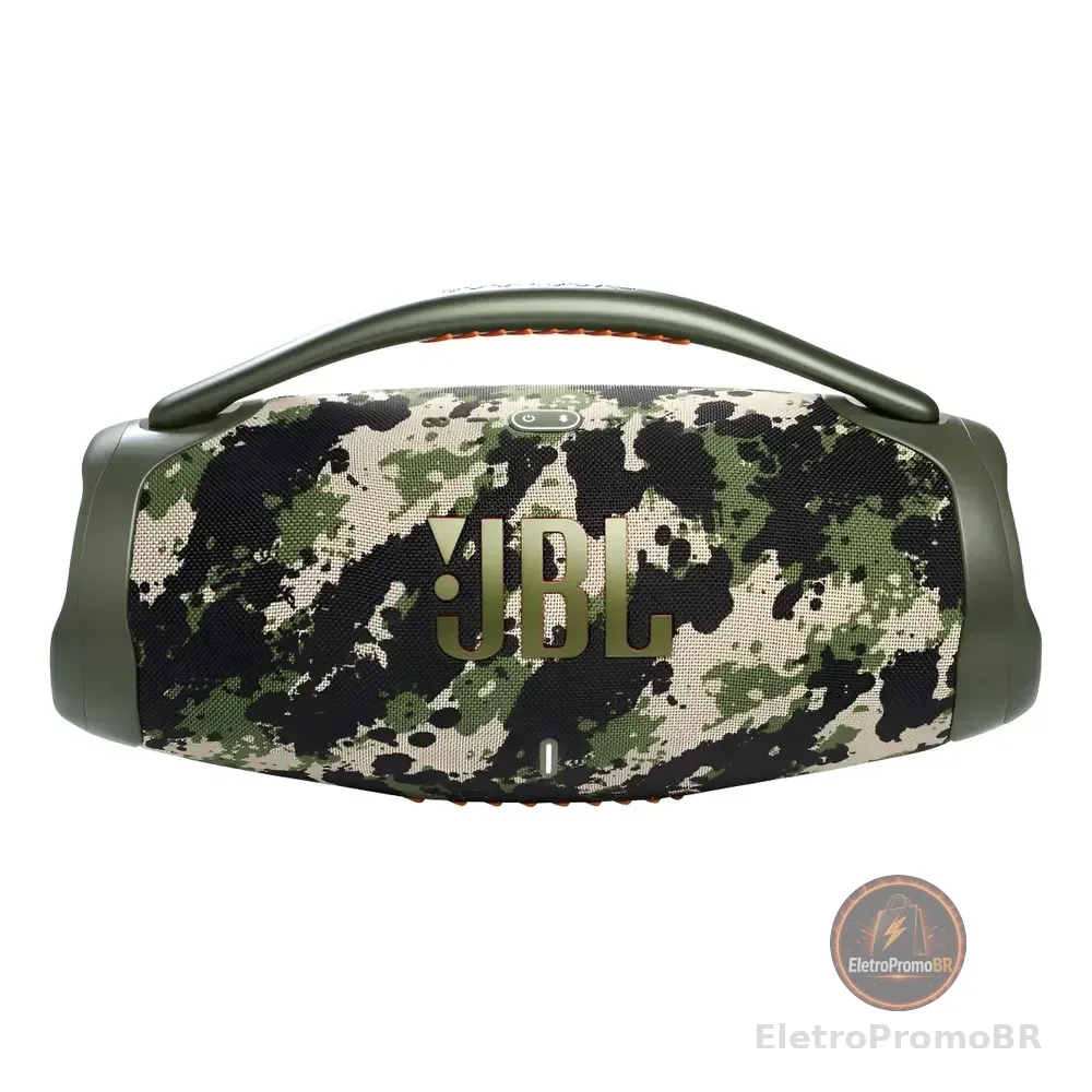 Jbl Boombox 3 Bluetooth Squad (jblboombox3squadbr) 127/220v