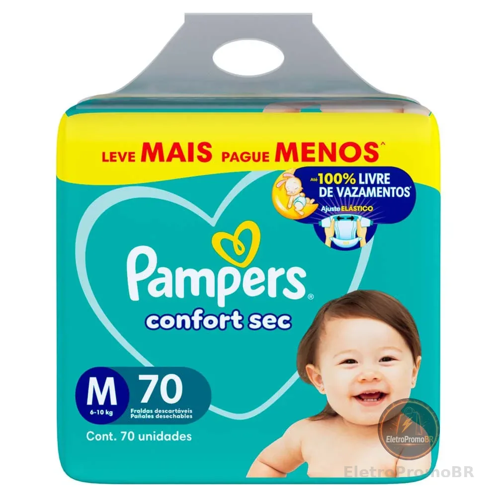 Fralda Pampers Confort Sec