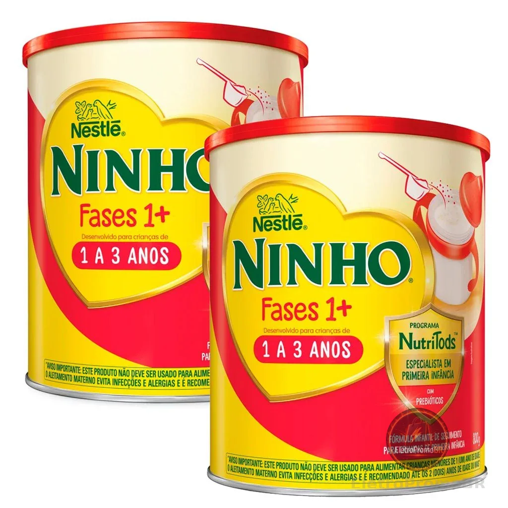 Kit 2 Ninho Fases 1+, 800g