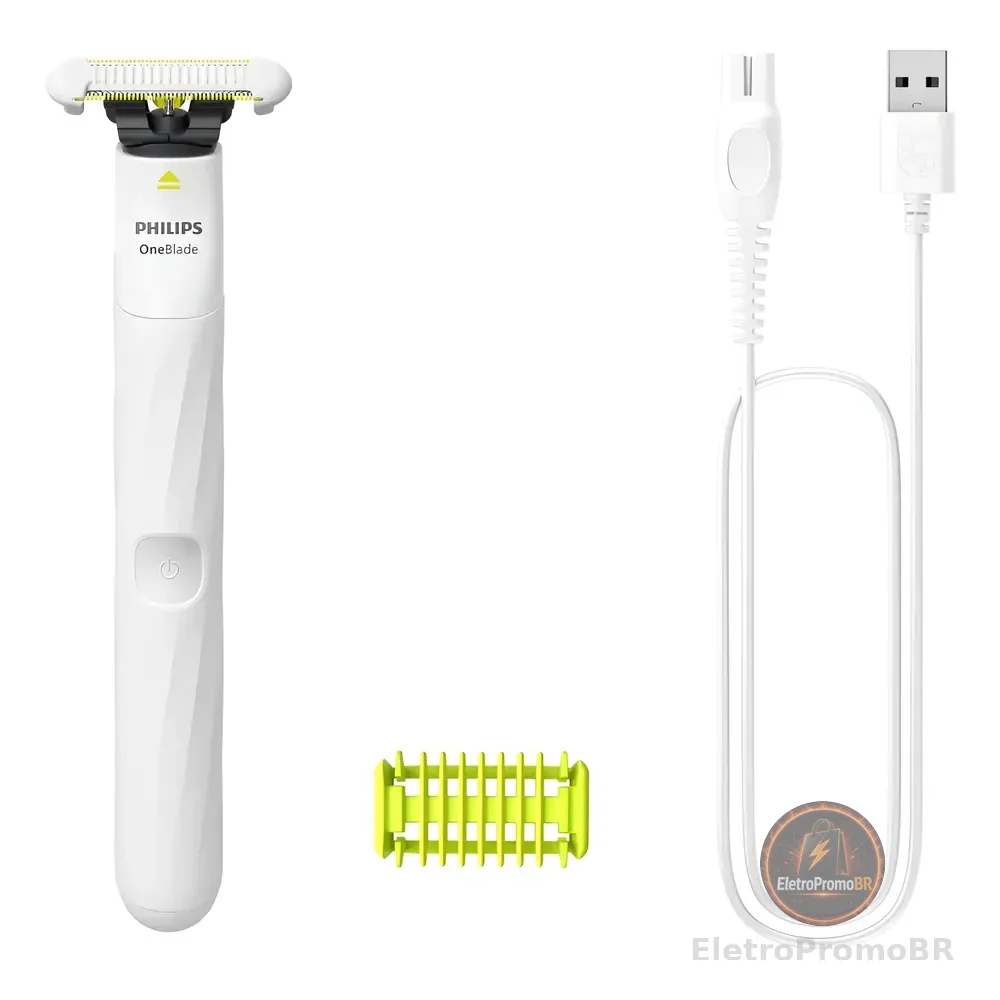 Aparador E Raspador Oneblade Intimate Qp1924/10 Philips Branco 127/220v