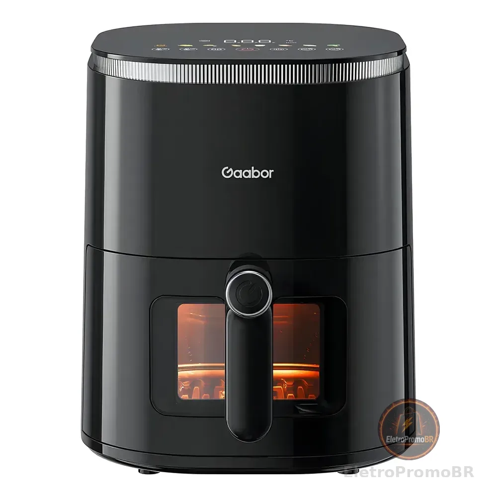 Gaabor Air Fryer 4.2l Queimador Duplo Touch Af-45t02a Cor Preto 127v
