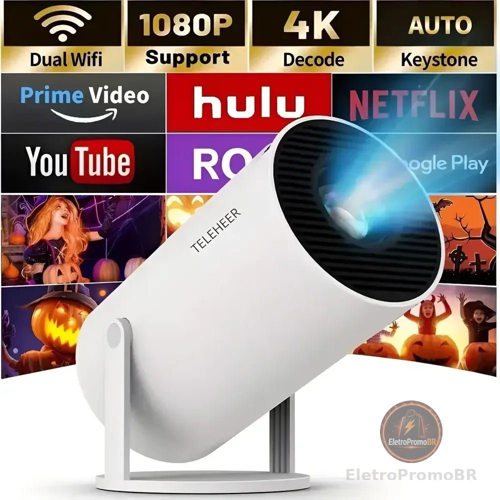 Projetor  Hy300  Portátil Branco  110v/220v Branco 127/220v