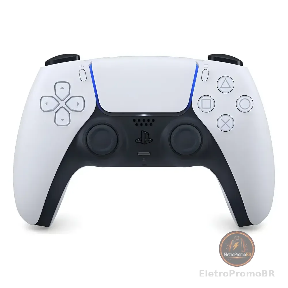 Controle Joystick Sem Fio Sony Playstation Dualsense Branco