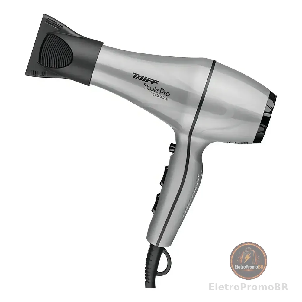 Secador De Cabelo 2000 Watts - Style Pro Taiff Prata 127v