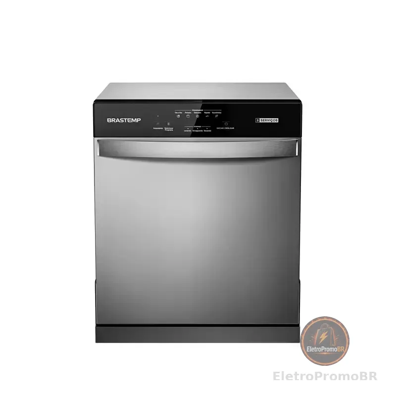 Lava Louças Blf08bs 8 Serviços Cor Prateado Brastemp 127v