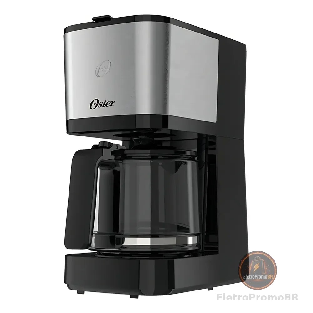 Cafeteira Eletrica De 30 Xicaras Oster Ocaf600 1,2 Litros Cor Cinza-escuro 127v