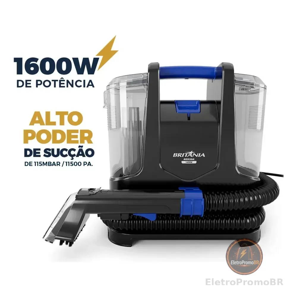 Extratora Britania Bex20a 1,9 Litros Preto e Azul