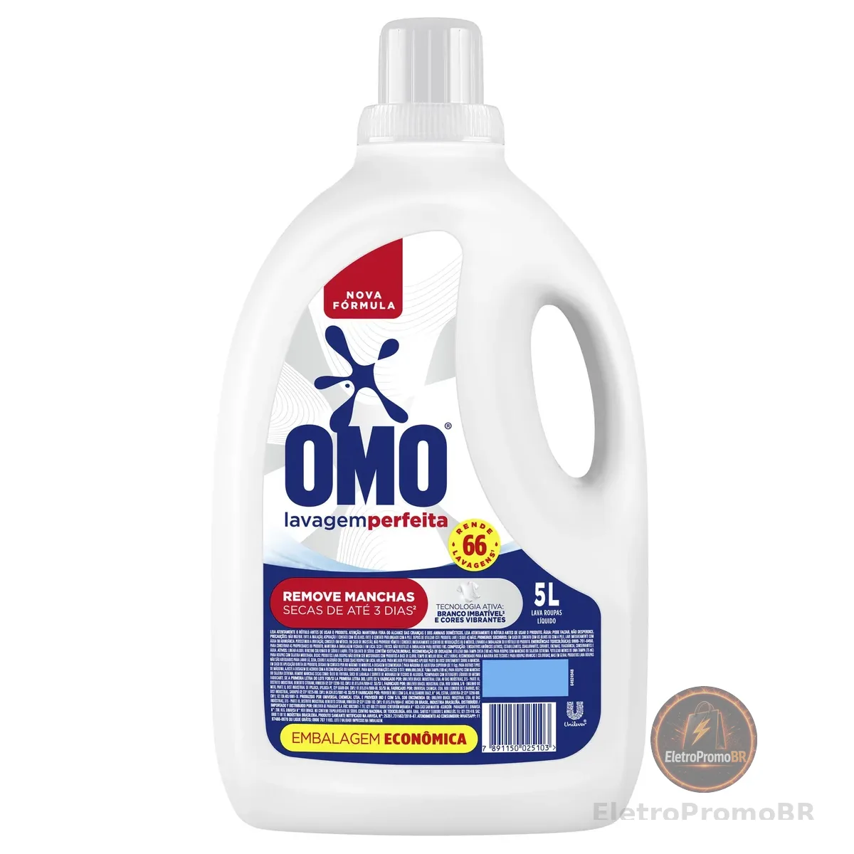 Sabão Líquido Omo Lavagem Perfeita 5L