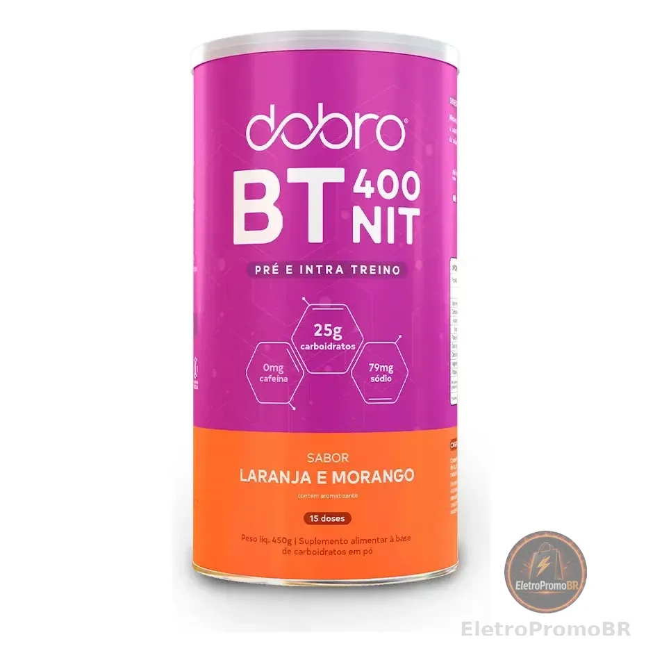 BT Nitrato Dobro Sabor Laranja e Morango 450g