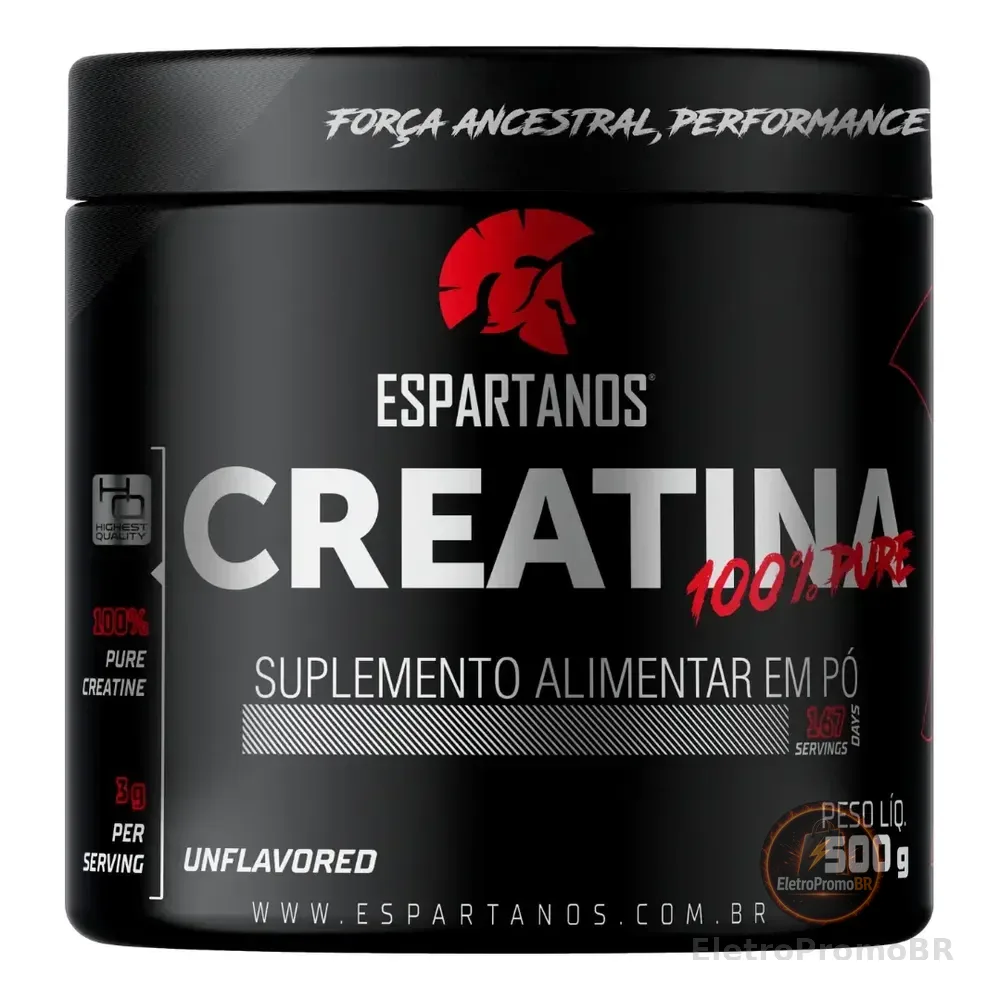 CREATINA DOS ESPARTANOS 💪🏋️‍♂️ pote de 500g