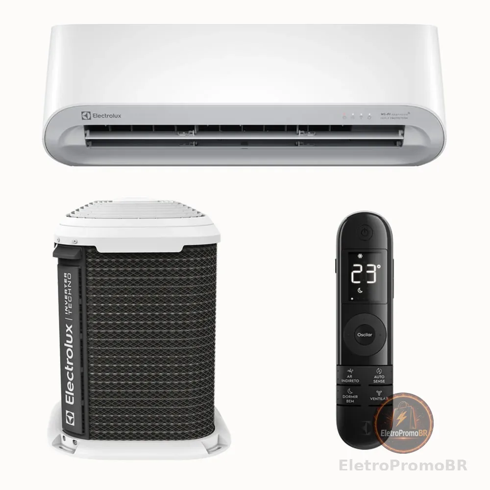 Ar Condicionado Split Hi Wall Electrolux Color Wi-Fi Inverter 9.000 Btus Frio 220v R-32