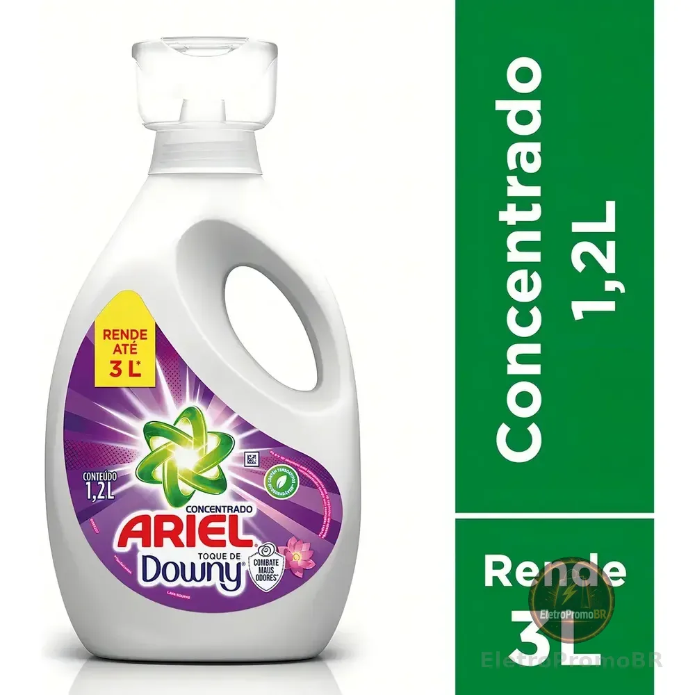 Lava-Roupas Concentrado Toque de Downy Ariel Frasco 1,2l