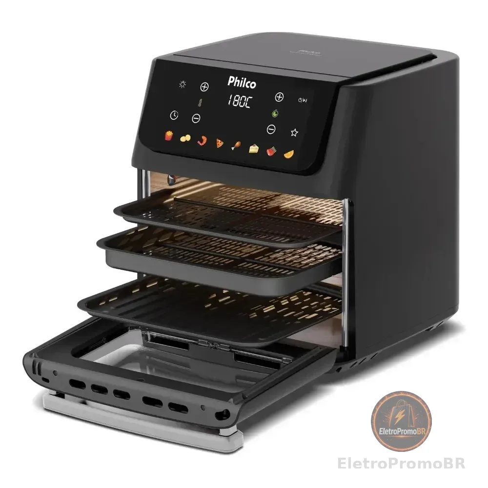 Fritadeira Air Fryer Philco 16 Litros Paf16c Preto