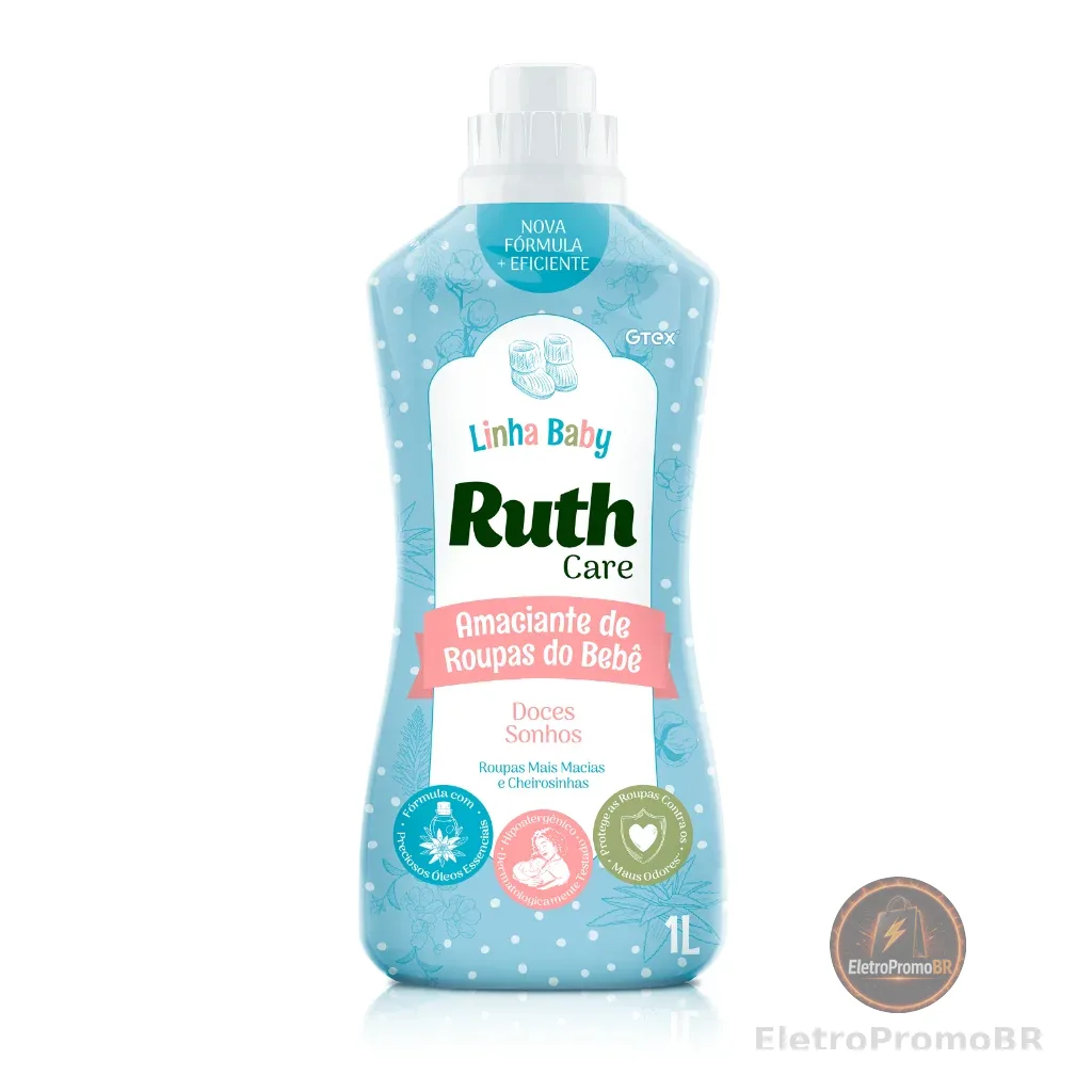 Amaciante Ruth Care Baby Doces Sonhos 1L