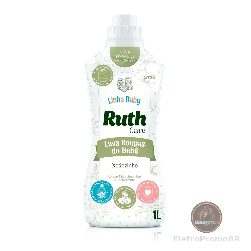 Lava Roupas Liquido Ruth Care Xodozinho 1l