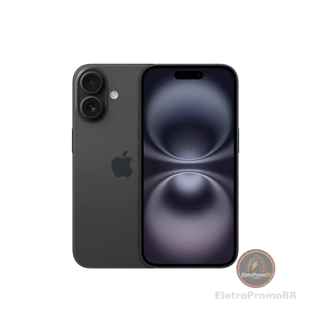 Apple iPhone 16 (256 GB) – Preto
