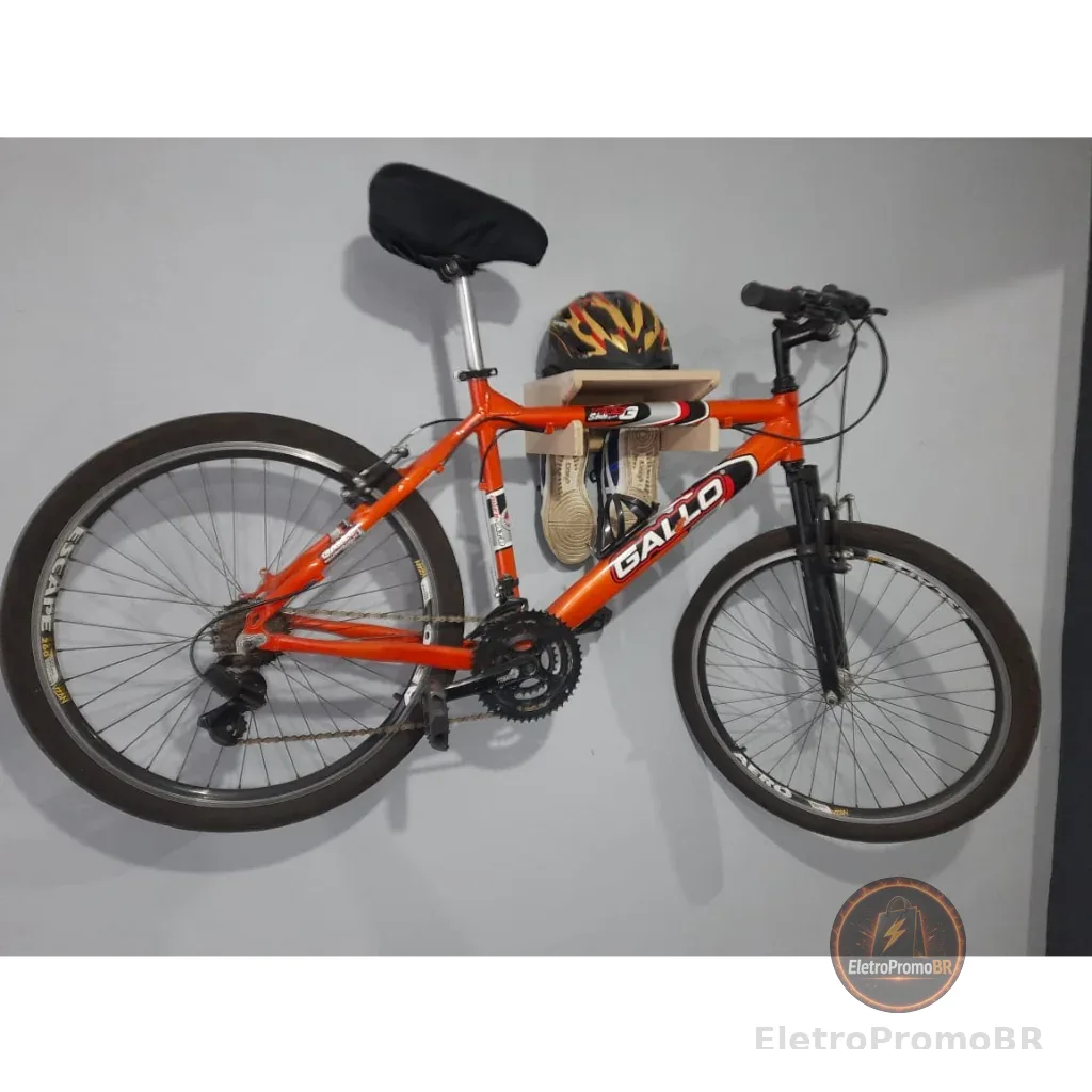 ‼️Suporte para BIKE Sapatiha capacete feito em mdf cru‼️