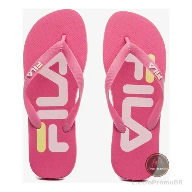 Chinelo Feminino Fila Confortável Casual Original