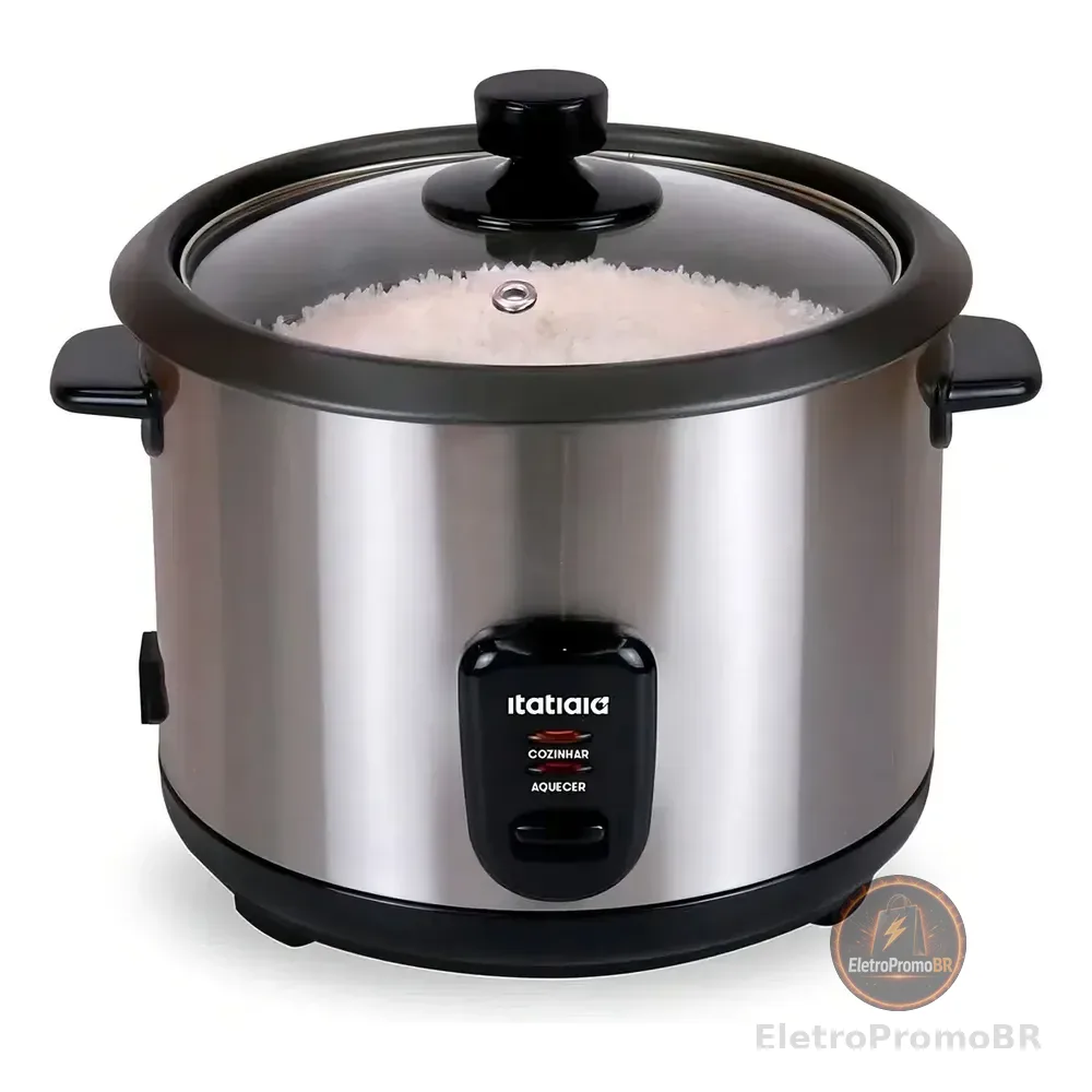 Panela De Arroz Elétrica 8 Xícaras Midi - Itatiaia Preto 127v