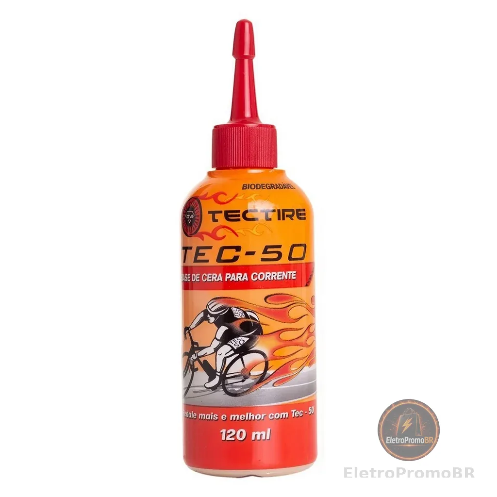 Óleo lubrificante cera corrente bike Tectire Tec-50 120 ml