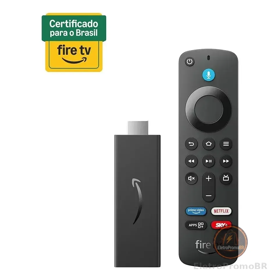 Fire Tv Stick Hd Com Comandos Por Voz Amazon Preto De Voz