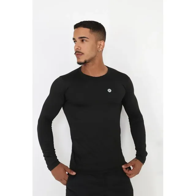 Camiseta Masculina Térmica Proteção Uv Solar Treino Academia