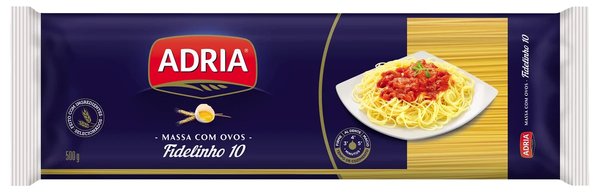 Adria Massa C/Ovos Fidelinho 10 500G