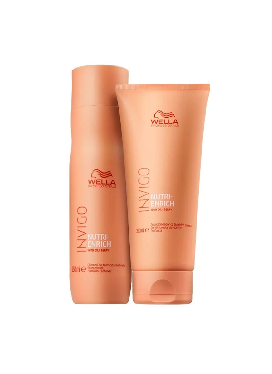 Kit Shampoo e Condicionador Wella Invigo Nutri-Enrich Pequeno