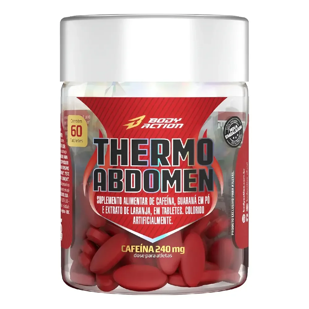 Termogênico Abdomen 60 Comprimidos Bodyaction Sem Sabor