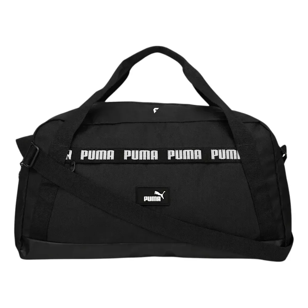 Bolsa Puma Phase Tape Small Sports Unissex Preta Lisa