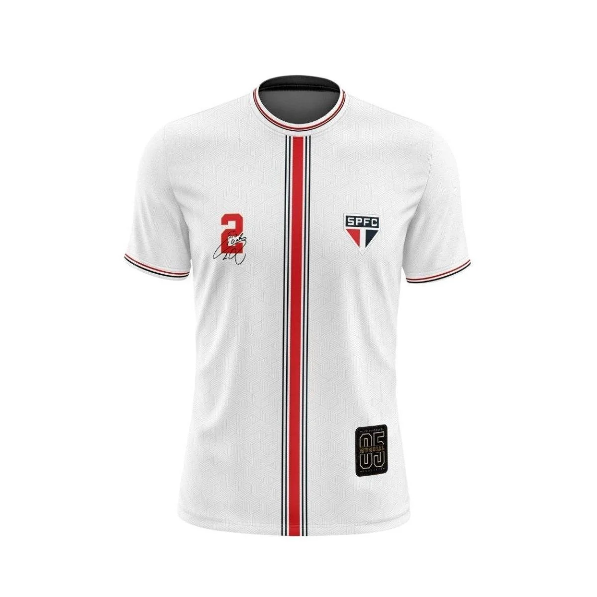 Camisa São Paulo 2 Cicinho 20 Anos do Tri Mundial 2005 Licenciada