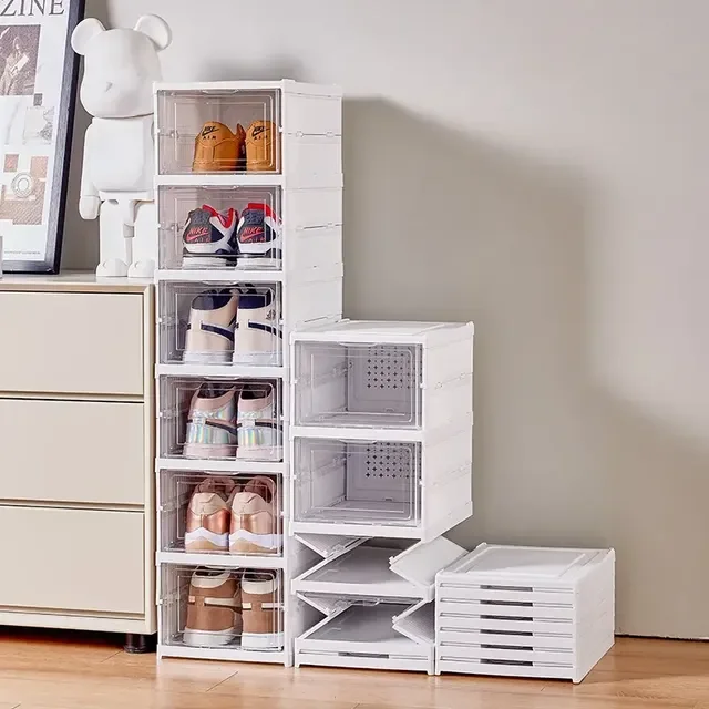 Sapateira Organizador Sapatos Empilhável Vertical 6 Andares