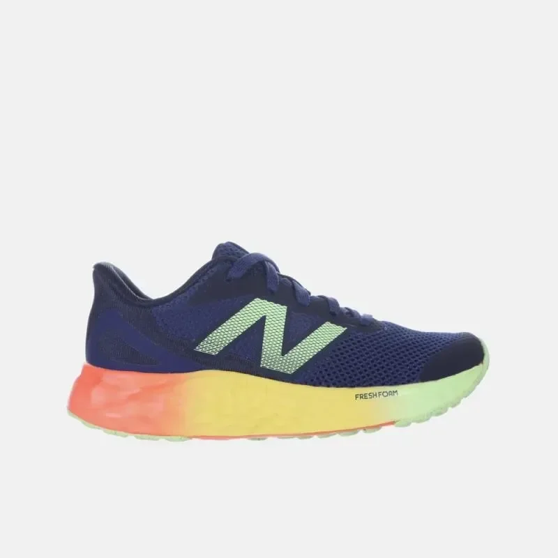 Tenis New Balance Fresh Foam Arishi V4 Infantil Azul-marinho Lisa 33 Br