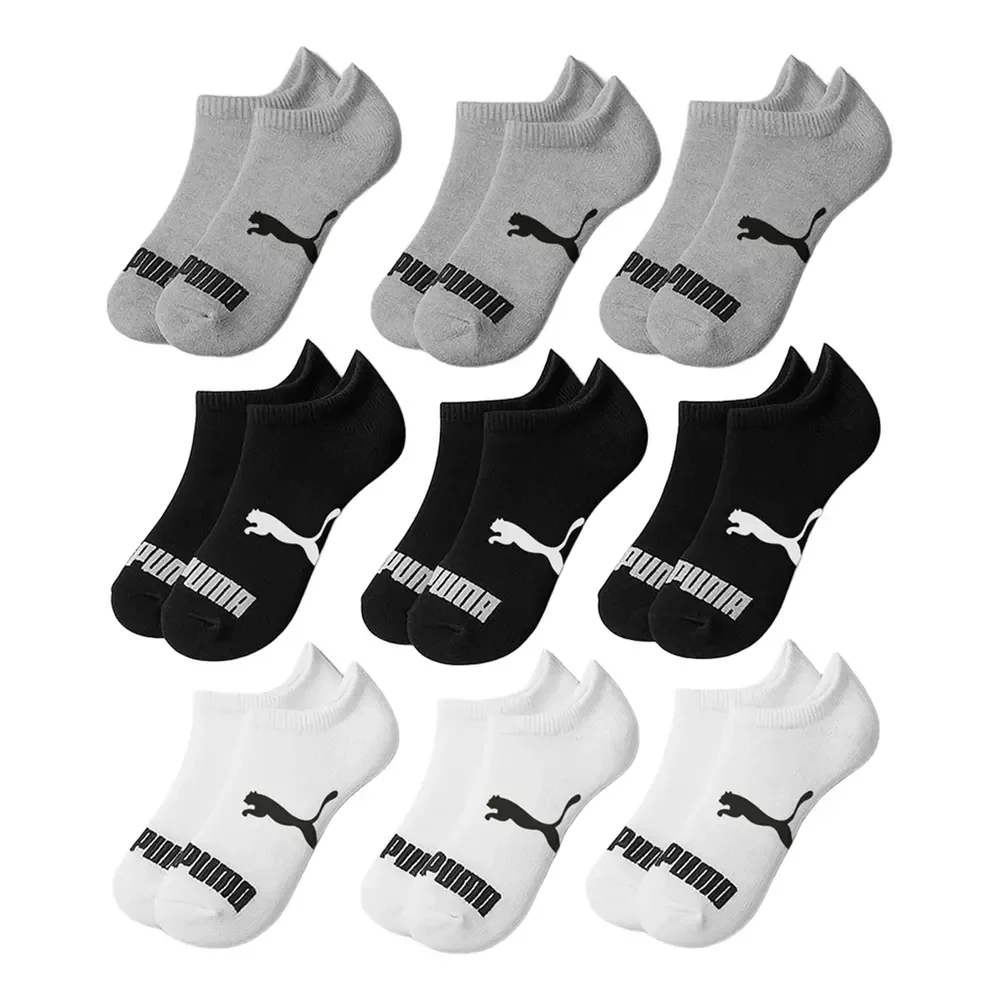 Kit 9 Pares Meia Soquete Puma Original Masculina Invisível Sortido Puma 39-43