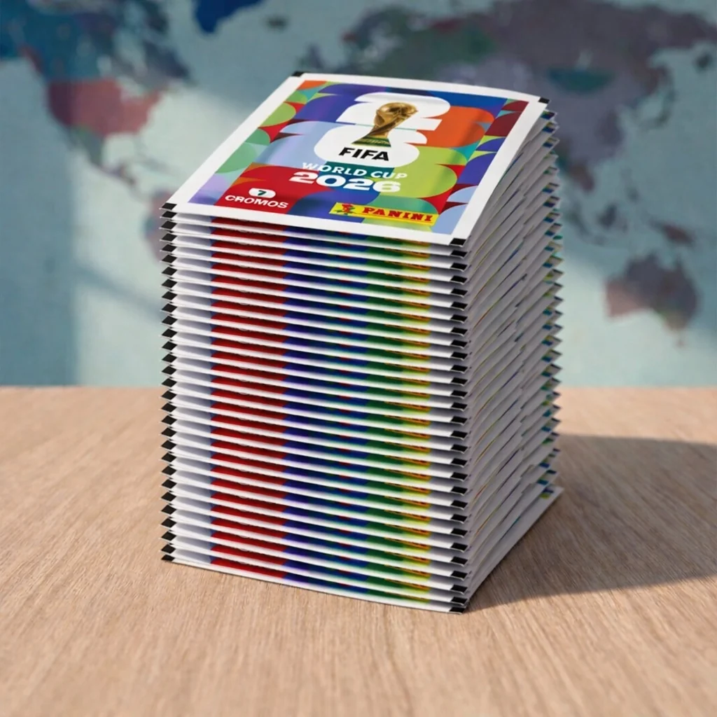 Kit Com 60/100 Envelopes De 7 Figurinhas + Chance de Lendária Copa Do Mundo 2026 Panini Oficial