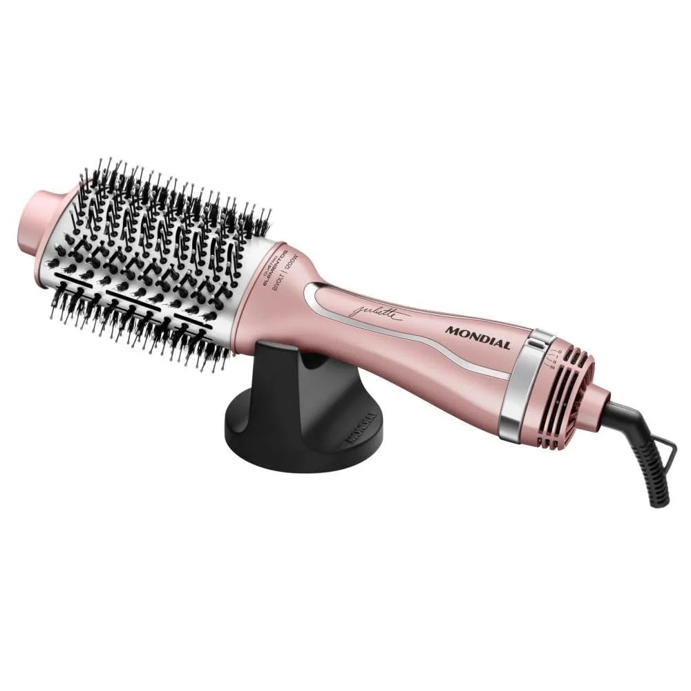 Escova Secadora Mondial By Juliette 3 em 1 1300W ES-JU-01 Golden Rose Bivolt