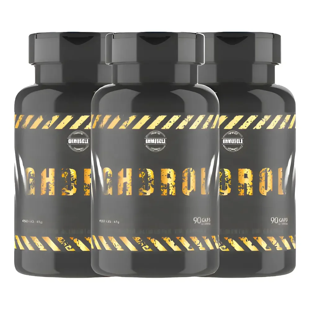3 Gh Drol - Ghmuscle Sem Sabor