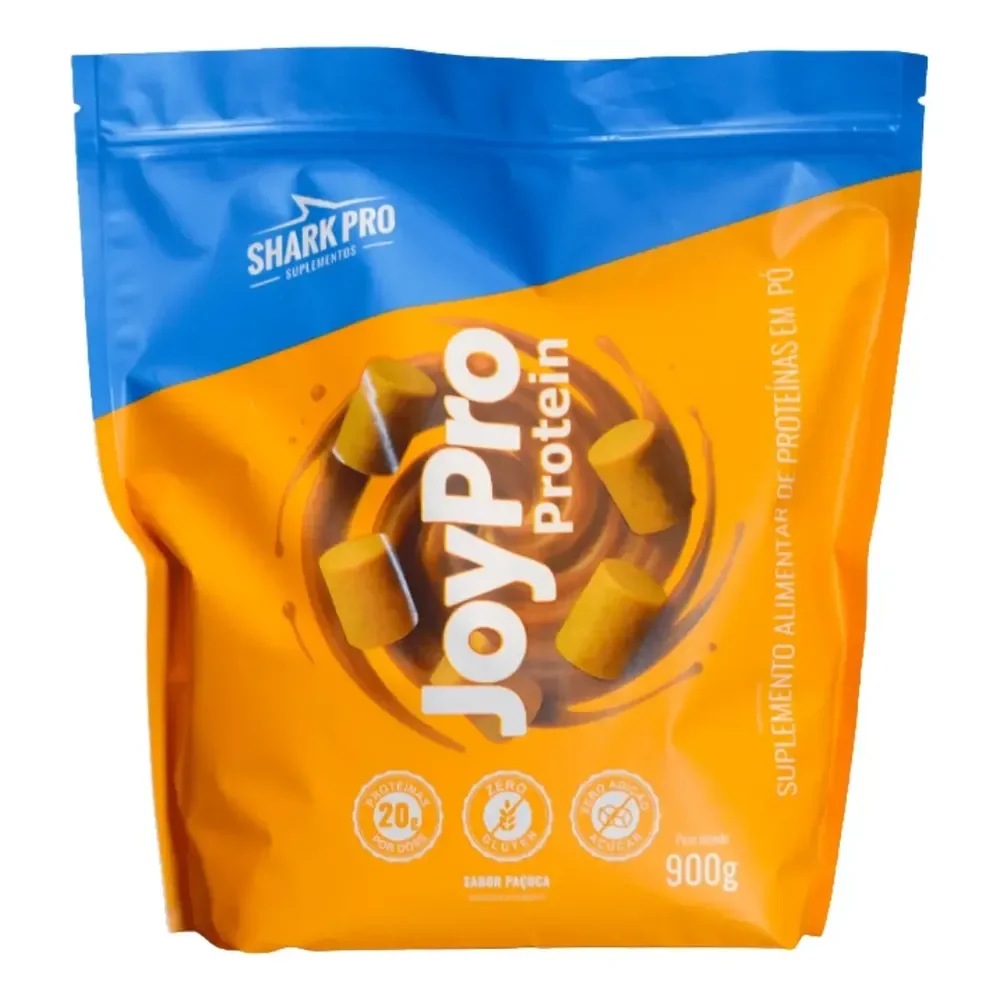 Whey Protein Joypro Refil 900g Shark Pro Paçoca